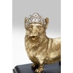 Книгодержатель Corgi, коллекция "Корги", количество предметов 2 21*18*11, Полирезин, Золотой, Черный — изображение 4