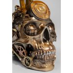 Лампа настольная Skull, коллекция "Череп" 25*25*38, Хлопок, Полирезин, Черный — изображение 3