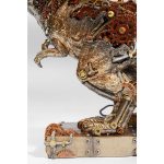 Лампа настольная Dino, коллекция "Динозавр" 19*49*56, Полирезин, Хлопок, Черный, Золотой — изображение 3