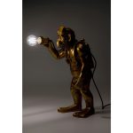 Лампа настольная Monkey, коллекция "Обезьяна" 27*50*31, Полирезин, Золотой — изображение 3