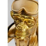 Лампа настольная Monkey, коллекция "Обезьяна" 27*50*31, Полирезин, Золотой — изображение 4