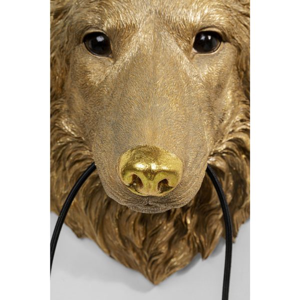 KARE-52708-detail-b-1400x1400 Бра Wolf, коллекция "Волк" 27*40*47, Полирезин, Золотой — изображение 4