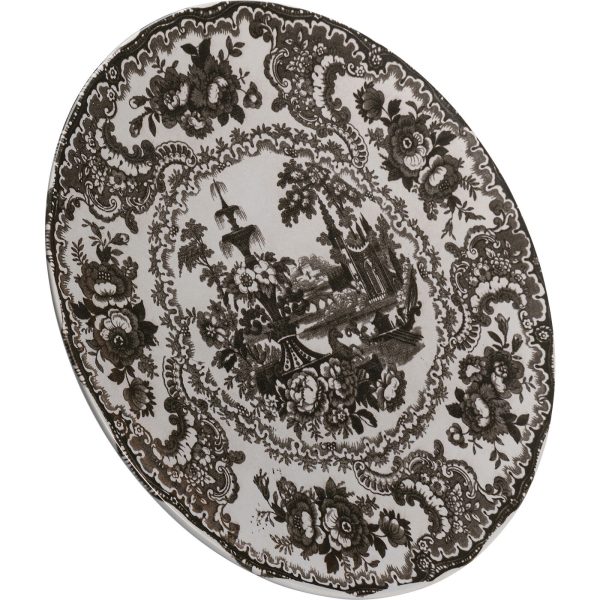 Тарелка Sakura, коллекция "Сакура" 27*4*4, Керамика, Серый — изображение 4