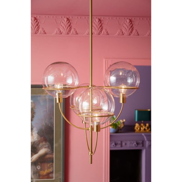 Люстра Lantern, коллекция "Фонарь" 68*120*68, Стекло, Сталь, Бесцветный — изображение 2