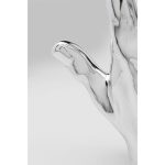 Предмет декоративный Mano, коллекция "Мано" 23*35*11, Полирезин, Серебряный — изображение 4