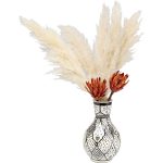 Ваза Bohemia, коллекция "Богема" 18*29*18, Сталь, Белый, Черный