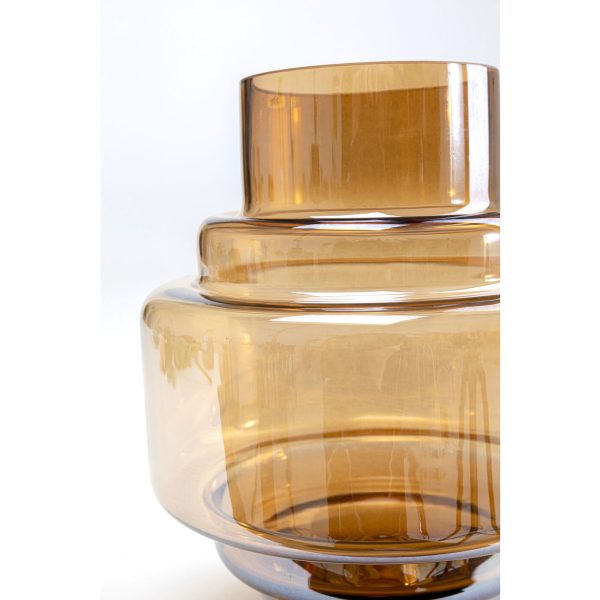 Ваза Glaze, коллекция "Глянец" 15*19*15, Стекло, Коричневый — изображение 2