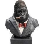 Статуэтка Smoking Gorilla, коллекция "Курящая горилла" 28*40*48, Полирезин, Черный