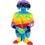 Статуэтка Gangster Dog, коллекция "Собака-Гангстер" 100*173*132, Стекловолокно, Мультиколор