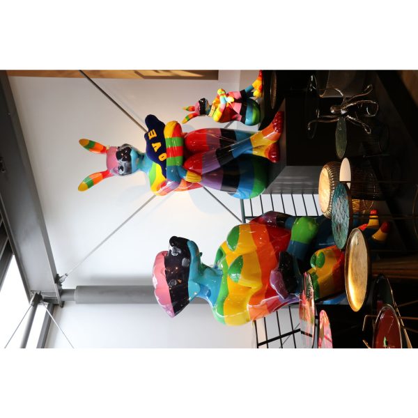 Статуэтка Gangster Dog, коллекция "Собака-Гангстер" 100*173*132, Стекловолокно, Мультиколор — изображение 2