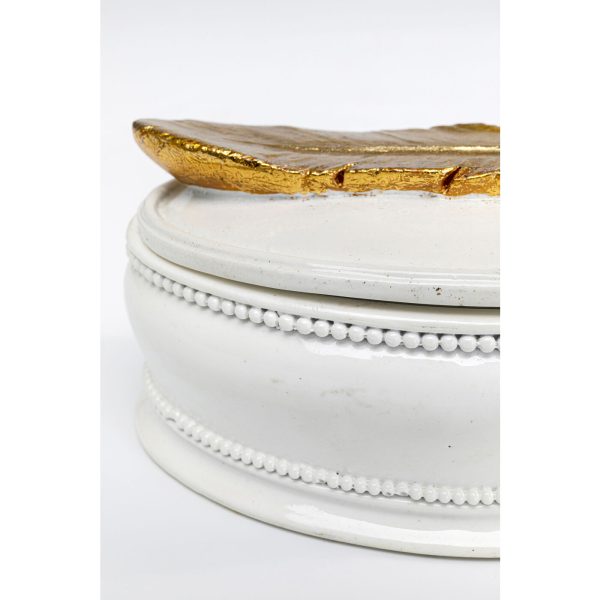 Шкатулка Pen, коллекция "Перо" 13*7*9, Полирезин, Белый — изображение 3