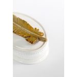 Шкатулка Pen, коллекция "Перо" 13*7*9, Полирезин, Белый — изображение 4