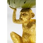 Чаша декоративная Leaf, коллекция "Лист" 24*22*14, Полирезин, Золотой — изображение 4