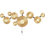Бра Sole, коллекция "Солнце" 60*160*33, АБС-пластик, Сталь, Золотой
