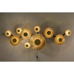 Бра Sole, коллекция "Солнце" 60*160*33, АБС-пластик, Сталь, Золотой — изображение 4