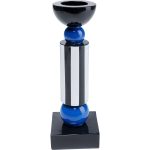 Подсвечник Trophy, коллекция "Трофей" 8*24*8, Полирезин, Черный