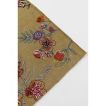 Ковер Flowers, коллекция "Цветы" 120*5*180, Хлопок, Желтый — изображение 3