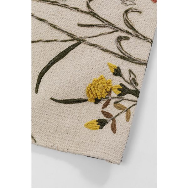 Ковер Flowers, коллекция "Цветы" 120*5*180, Хлопок, Бежевый — изображение 3