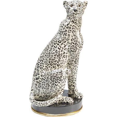 Статуэтка Cheetah, коллекция "Гепард" 30*54*26, Полирезин, Белый