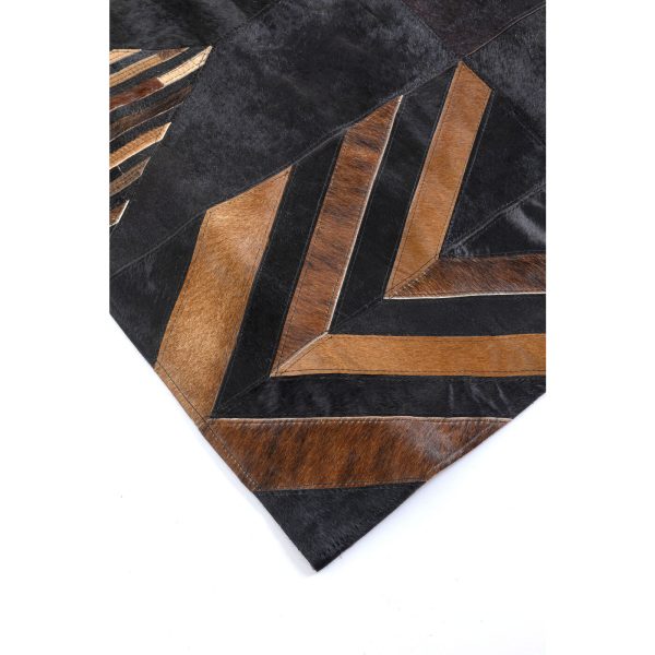 Ковер Puzzle, коллекция "Головоломка" 240*170*2, Воловья кожа, Шерсть, Коричневый — изображение 3