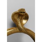 Зеркало Cobra, коллекция "Кобра" 23*32*6, Полирезин, Зеркальное стекло, МДФ, Золотой — изображение 4