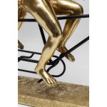 Предмет декоративный Rabbit, коллекция "Кролик" 11*43*34, Полирезин, Сталь, Золотой — изображение 4