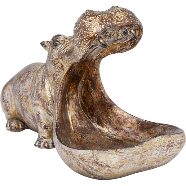 KARE-53070-1400x1400 Статуэтка Hippo, коллекция "Бегемот" 15*27*17, Полирезин, Коричневый — изображение 1