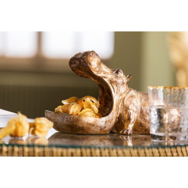 KARE-53070-master-mood-b-1400x1400 Статуэтка Hippo, коллекция "Бегемот" 15*27*17, Полирезин, Коричневый — изображение 3