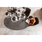 Люстра Bowls, коллекция "Шары" 91*110*91, Стекло, Сталь, Черный — изображение 4