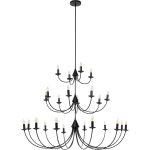 Люстра Morticia, коллекция "Мортисия" 152*220*152, Сталь, Черный