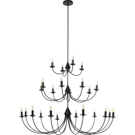 Люстра Morticia, коллекция "Мортисия" 152*220*152, Сталь, Черный