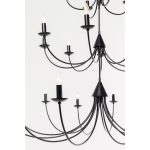 Люстра Morticia, коллекция "Мортисия" 152*220*152, Сталь, Черный — изображение 3