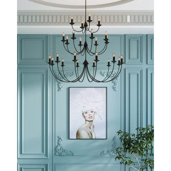 Люстра Morticia, коллекция "Мортисия" 152*220*152, Сталь, Черный — изображение 2