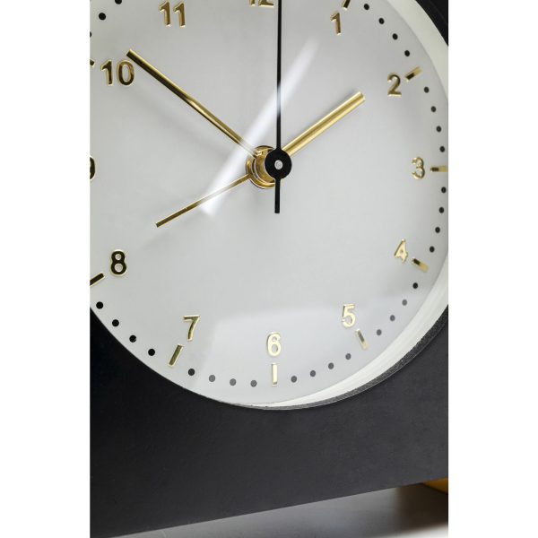 KARE-53207-detail-b-1400x1400 Часы настольные Kian, коллекция "Киан" 12*13*12, МДФ, Алюминий, АБС-пластик, Черный — изображение 4