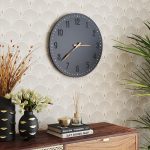 Часы настенные Mailo, коллекция "Майло" 50*50*4, МДФ, АБС-пластик, Алюминий, Черный — изображение 2