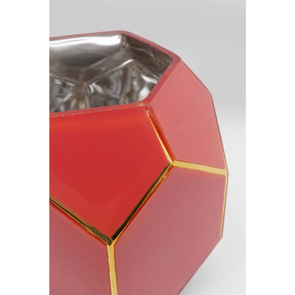 Ваза Art Pastel, коллекция "Арт-пастель" 18*17*18, Стекло, Красный — изображение 2