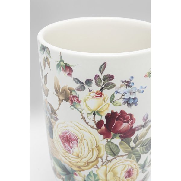 Ваза декоративная Rose, коллекция "Роза" 14*26*14, Керамика, Белый — изображение 4