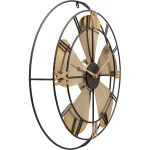 Часы настенные Propeller, коллекция "Пропеллер" 53*62*10, Сталь, Золотой — изображение 2