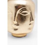 Ваза декоративная Jasper, коллекция "Джаспер" 22*27*22, Стекловолокно, Золотой — изображение 2