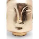 Ваза декоративная Jasper, коллекция "Джаспер" 22*27*22, Стекловолокно, Золотой — изображение 3