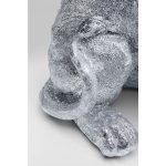 Статуэтка Lion, коллекция "Лев" 34*42*22, Стекловолокно, Серебряный — изображение 4