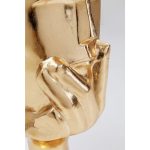 Кашпо Think About, коллекция "Размышления" 33*83*37, Стекловолокно, Золотой — изображение 2