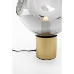 Лампа настольная Dough, коллекция "Тесто" 25*38*25, Стекло, Сталь, Серебряный — изображение 3