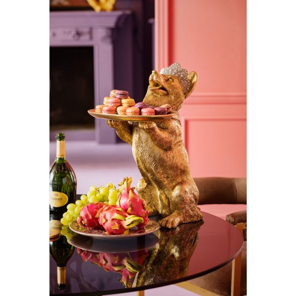 Статуэтка Corgi, коллекция "Корги" 30*37*50, Полирезин, Золотой — изображение 2