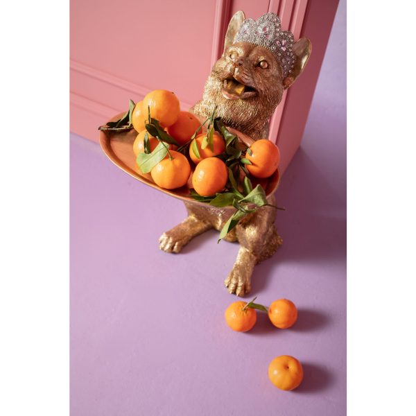 Статуэтка Corgi, коллекция "Корги" 30*37*50, Полирезин, Золотой — изображение 3