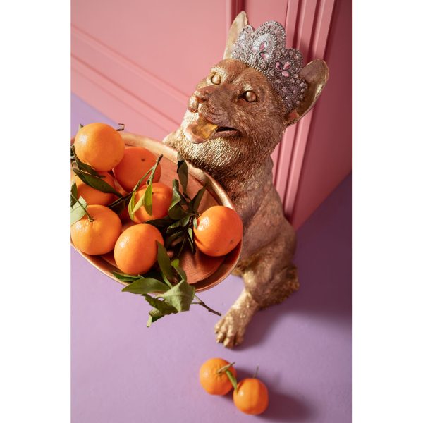 Статуэтка Corgi, коллекция "Корги" 30*37*50, Полирезин, Золотой — изображение 4