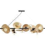 Люстра Sole, коллекция "Солнце" 140*150*28, Сталь, Золотой