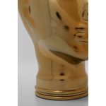 Предмет декоративный Head, коллекция "Голова" 21*29*21, Стекло, Золотой — изображение 4