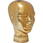 Предмет декоративный Head, коллекция "Голова" 21*29*21, Стекло, Золотой — изображение 2
