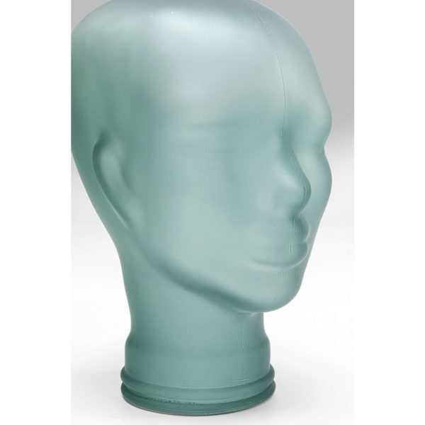 Предмет декоративный Head, коллекция "Голова" 21*29*21, Стекло, Голубой — изображение 4